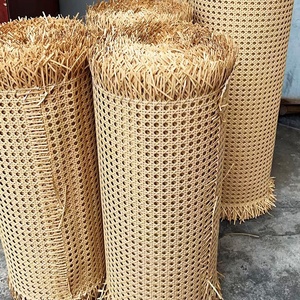 14 pouces de large PE osier bande rotin panier abat-jour matière première plastique maille ouverte rouleau rotin canne sangle - Product Image 4