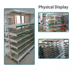 कस्टम मेटल मेडिसिन फार्मेसी, ऑपरेटिंग रूम, डेंटल के लिए बैक नेट के साथ एकल-पक्षीय यादृच्छिक दवा रैक - Product Image 6