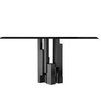Table basse étroite de style italien, armoire décorative de luxe, solide, mur d'entrée, Art moderne