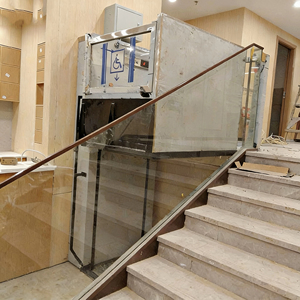 Plataforma Elevadora Vertical Eléctrica Hidráulica Certificada por AC, Personalizada <span class=keywords><strong>para</strong></span> Uso Doméstico en Residencias Privadas - Product Image 1