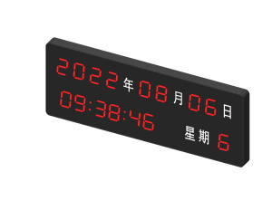 Equipo de visualización digital LED grande para interiores Yantai Chijiu, reloj sincronizado NTP para estaciones y gimnasios - Product Image 4