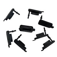 21*9.5mm 2-en-1 étanche à la poussière USB Plug Accessoires Type-C et USB-A Silicone Plug Rubber Products