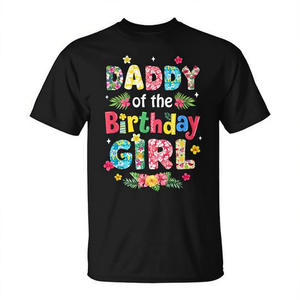 Camiseta para el día de cumpleaños de la niña, diseño floral, ropa para fiestas familiares - Product Image 2
