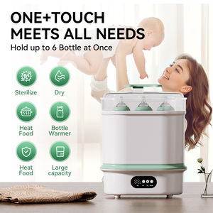 Hoge Capaciteit Babyfles Stoomsterilisator Draagbare Babyfles Sterilisator Met Drogen - Product Image 6