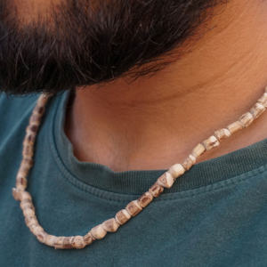 Collar de Tulsi mala en bruto único de la mejor calidad Tulsi malaa de madera crecimiento espiritual mala tradicional a precio de lote - Product Image 5