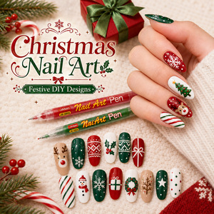 12 Marqueurs de Nail Art pour DIY, Stylos de <span class=keywords><strong>Dessin</strong></span> et de Peinture pour Graffiti, Points et Traçages - Product Image 6