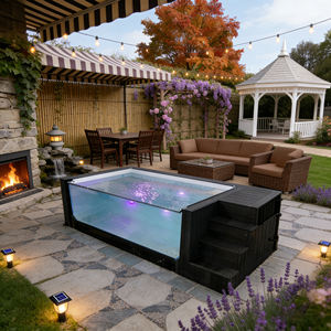 Piscine chinoise en fibre de verre, piscine enterrée, piscine semi-enterrée, piscine en acrylique, piscine ronde extérieure - Product Image 4