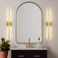 Vente chaude Appliques Murales À Piles Lampe Salle De Bains Éclairage Rechargeable Sans Fil Applique Murale Avec Télécommande