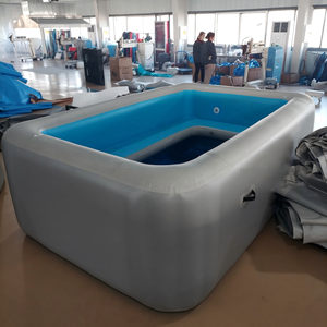 Coussin gonflable pour <span class=keywords><strong>piscine</strong></span> avec matériau DWF pour enfants et bébés - Utilisation familiale pour jeux de balles océaniques et pêche - Product Image 3