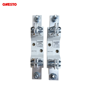 ที่ใส่ฟิวส์เซรามิกแบบขั้วเดียว ONESTO <span class=keywords><strong>NH2</strong></span> 160A 250A 400A 690V สำหรับฟิวส์ NH 1000V DC ฐานฟิวส์ NT2 - Product Image 1