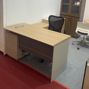 Thiết Kế Hiện Đại Văn Phòng Bảng Tùy Chỉnh Bằng Gỗ Bàn Điều Hành L-Hình Sang Trọng Bàn Cho CEO Nhà Máy Bảng - Product Image 3