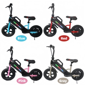 <span class=keywords><strong>Trottinette</strong></span> électrique rose pour filles, pneus antidérapants de 12 pouces, <span class=keywords><strong>trottinette</strong></span> électrique d'équilibre pour enfants avec lumière RGB, siège réglable - Product Image 5