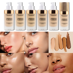 Miss Rose alta calidad profesional cobertura completa <span class=keywords><strong>piel</strong></span> negra impermeable y Mate cara base maquillaje - Product Image 4