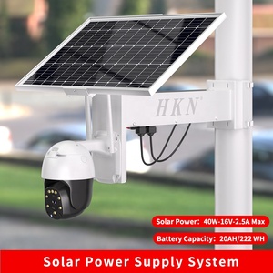 <span class=keywords><strong>HKN</strong></span> 120W 40AH Batería integrada Panel solar Sistema de suministro de energía para cámara IP DE SEGURIDAD CCTV con tarjeta Sim - Product Image 5
