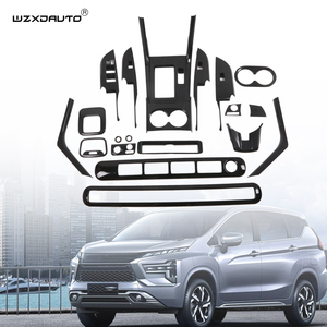 อุปกรณ์เสริม WZXD Carbon Look ชุดตกแต่งภายในเต็มรูปแบบสติกเกอร์ฝาครอบสำหรับ <span class=keywords><strong>Mitsubishi</strong></span> <span class=keywords><strong>Xpander</strong></span> 2022 2023 - Product Image 2