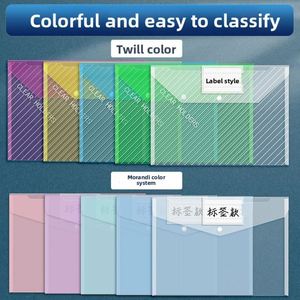 A4 Transparent PP <b>File</b> Bag Wholesale Plastic Exam Paper Data <b>Storage</b> Can Be Printed Logo Office Stationery Supplies - Product Image 4