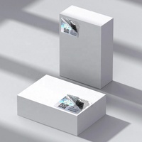 Autocollant adhésif holographique en PET écologique, non toxique, avec paillettes arc-en-ciel, pour la sécurité anti-contrefaçon des téléphones mobiles et des appareils photo