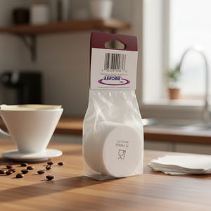 <span class=keywords><strong>Papier</strong></span> <span class=keywords><strong>filtre</strong></span> à café rond blanc blanchi de haute qualité, jetable, filtration efficace, accessoires pour tous les types de cafetières - Product Image 3