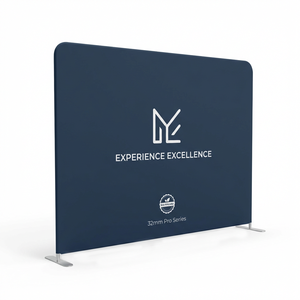 [Stock en EE. UU.] Soporte de exhibición portátil moderno de tela tensada de 10x8 pies, solo estructura de tubo de aluminio para telón de fondo de ferias comerciales, montaje en 5 minutos - Product Image 4