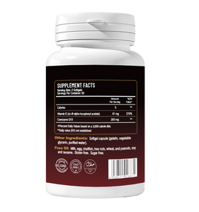 Cápsulas blandas de coenzima Q10 Wins Town, Dale a Tus Células Ese Toque Extra de Energía, suplemento de coenzima Q10 de 200 mg, cápsulas de suplemento de coenzima Q10 - Product Image 5