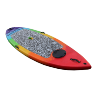 Planche à pagaie Yak Outdoors professionnelle, écologique, durable, en plastique, 3m (10 pieds), 1 personne, capacité 100 kg, pour femmes et hommes
