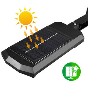 ALECTER Farola solar ultrabrillante IP65, resistente al agua, 4 modos de iluminación, sensor de movimiento, linterna LED para jardín, patio, decoración al aire libre - Product Image 2