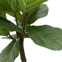 Arbre bonsaï décoratif en soie artificielle, Offre Spéciale, décoration de la maison, Ficus Lyrata Banyan