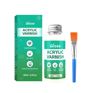 Vernis LISI 60ml/120ml <span class=keywords><strong>à</strong></span> séchage <span class=keywords><strong>à</strong></span> <span class=keywords><strong>l</strong></span>'air, brillant/mat, pour poterie, céramique, peintures <span class=keywords><strong>à</strong></span> <span class=keywords><strong>l</strong></span>'huile, résistant aux rayures, imperméable - Product Image 4