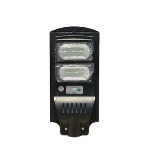 Ip66 impermeable solar de alta potencia de aluminio fundido a presión al aire libre iluminación de carretera 100W Luz de calle solar todo en una lámparas solares Led