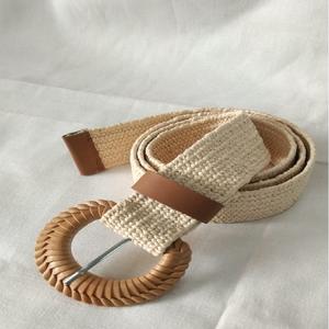 Cinturones de algodón hechos a medida con hebillas de cuero Hechos a mano con hebilla de algodón de alta calidad. Ideal para cinturones de algodón hechos a mano - Product Image 1