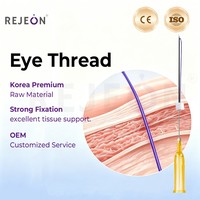 Fil de suture oculaire R PDO/PCL/PLLA ISO/CE Hilos coréen 30G 25/38mm pour l'esthétique médicale, la formation et le lifting du visage – OEM/ODM disponible