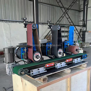 Stainless Steel Sheet Surface <strong>Grinder</strong> Flat Metal Deburring Polishing Machine with <strong>Sand</strong> Paper Belt for Mirror Finishing - Product Image 5