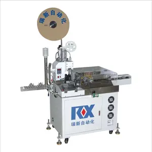 Fabrieksleverancier RX-019N Ultra Hoge Snelheid Volautomatische Terminal Krimpdraad Draaien En Tinning Machine (Vijf Draden Type)