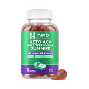 Suplemento de Vitaminas en Gomitas de Vinagre de Sidra de Manzana Keto Orgánico Puro, Marca Privada ODM/OEM para Adultos - Product Image 1