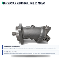 Moteur hydraulique à cylindrée fixe enfichable A2FE180/61W, remplacement direct pour entraînement de treuil robuste