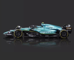 1:43 Aston Martin F1 modelo AMR23 fórmula coche simulación cabeza Guy Alonso coche modelo - Product Image 6