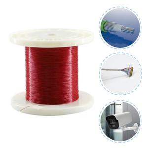 उच्च तापमान प्रतिरोध पालतू टेप जैकेट टिनेड कॉपर मिश्र धातु कंडक्टर ul1354 36wg माइक्रो कोएक्सियल केबल - Product Image 1