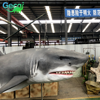 Requin animatronique réaliste Gecai, modèle de requin animatronique mobile grandeur nature pour les parcs à thème océaniques