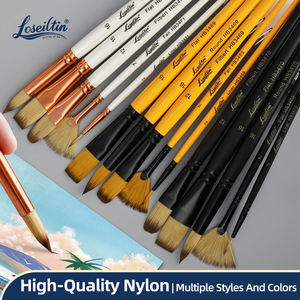 Ensemble de pinceaux aquarelle Loseiltin pour artistes et débutants, poils en nylon, manche en bois, pinceaux pour la <span class=keywords><strong>peinture</strong></span> - Product Image 3
