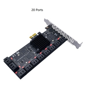 การ์ดขยาย PCI-E เป็น SATA3.0 พร้อมพอร์ต 24 20 16 12 10 พอร์ตการ์ดอะแดปเตอร์โซลิดสเตตไดรฟ์สำหรับเกม - Product Image 3