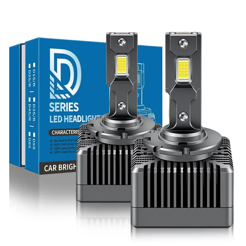 High quality Hid to led canbus headlights 110w D1S D2S D2R D3S D4S led automotive headlight bulbs D5S D8S for Auto Car Led Light