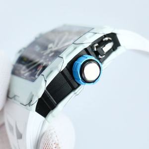 <span class=keywords><strong>2026</strong></span>年新作 セラミックケース腕時計 完全自動巻き 高級メンズ機械式腕時計 高品質 ホワイトシリコンストラップ カジュアルウォッチ - Product Image 3