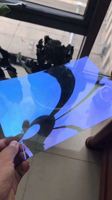 Película para Ventanas Laterales de Auto, Color Camaleón Morado 6099, Cambia de Color, 60% VLT, Resistente a Rayones, Rollo de 30 Metros