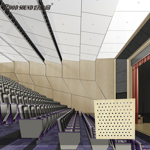 Goodsound Auditorium và studio nội thất cách âm gạch gỗ đục lỗ tường Acoustic Panels 3D mô hình thiết kế - Product Image 3