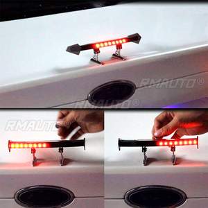 Feu arrière solaire 12V mini universel à LED pour aileron de voiture, clignotant d'avertissement étanche avec capteur, accessoires modifiés - Product Image 2
