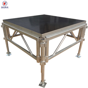 <span class=keywords><strong>2023</strong></span> assemblage rapide Durable réglable à 4 pattes en aluminium simple scène plate-forme d'activité - Product Image 6