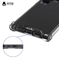 Coque Atouchbo Kingkong Transparente Antichoc avec Airbag en TPU + PC Anti-éclatement pour Samsung A52 A72 A32 A12 A02S 5G