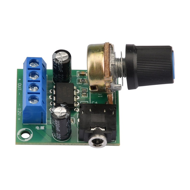 DC 3V-12V LM386 Mono Mini Power Amplifier Board YX1667 Audio Power Amplifier Board Adjustable Volume Mini Power Amplifier Module