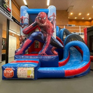 Castillos de PVC de grado comercial para niños hinchables Casa de rebote <span class=keywords><strong>Castelo</strong></span> inflavel Castillo de salto inflable Spiderman - Product Image 1