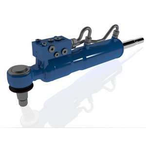 Cylindre de direction Weber-Hydraulik F8 à double action 2x110mm en acier chromé dur Allemagne - Product Image 1